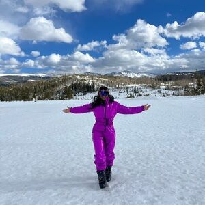 Vibrant Purple Snowsuit